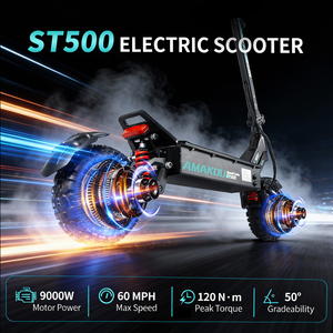 2026 Hot Selling AMAKOU X7 APP 9000W Brushless 100km/h High-Speed <b>Scooter</b> 72V40AH Lithium Battery X7 High-Speed Performance - Product Image 3