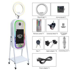 Photomaton portable à écran tactile LCD facile à installer 2026, miroir selfie SLR, Bluetooth/Wi-Fi, <span class=keywords><strong>logiciel</strong></span> gratuit, capacité de 1 à 10 personnes - Product Image 6