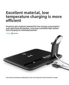 <span class=keywords><strong>Cargador</strong></span> Inalámbrico 4 en 1 para Teléfono Móvil, Estación de Carga Magnética de Carga Rápida de 15 W para Múltiples Dispositivos <span class=keywords><strong>Apple</strong></span> - Product Image 3