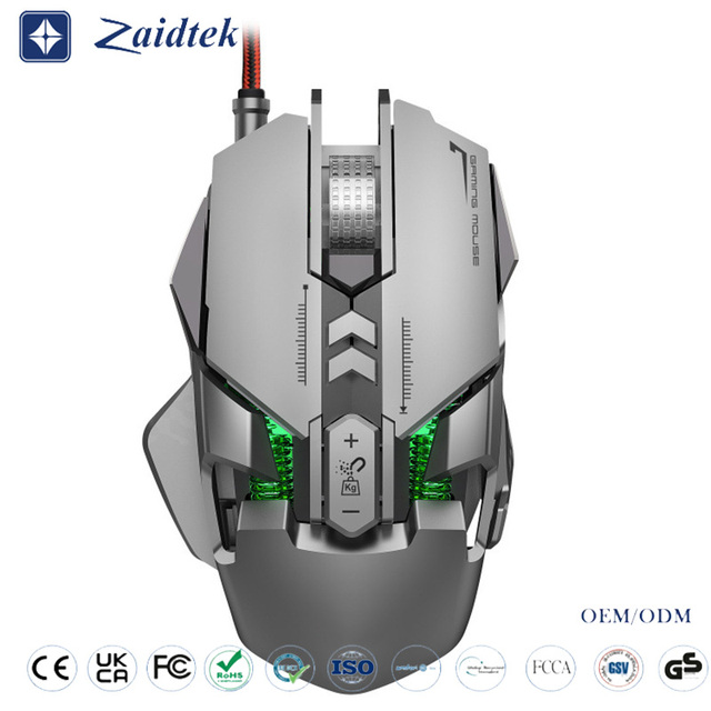 High-end Optical Gaming Mouse-Right-Handed Wired Mechanical with RGB Backlit and Ergonomic Design