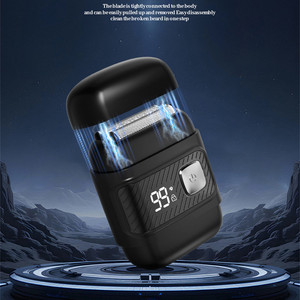 เครื่องโกนหนวดไฟฟ้าแบบกันน้ำ ใช้ได้ทั้งแบบเปียกและแห้ง OEM ODM สำหรับผู้ชาย แบบฟอยล์ ชาร์จไฟได้ พร้อมที่เล็มเครา - Product Image 5