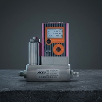 Contrôleurs et Compteurs de Débit de Gaz à Pression Différentielle avec Fonction Totalisateur, en Acier Inoxydable, OEM ACU10FC-B