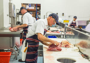 Xuyang Thớt nhà hàng thêm lớn thớt thương mại nhà bếp thịt nhựa PE hình chữ nhật tùy chỉnh 3 miếng - Product Image 4