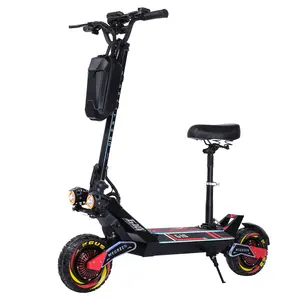 2024 New Eu Stock Off Road 2400 Watt Vacuum Off Road Tyre Dual Motor Dual Drive NFC Electric Scooter Offer Fast Delivery