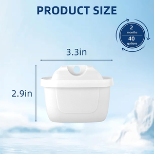 Cartuchos de Filtro de Agua de Repuesto Universales OEM, Filtro de Agua Mineral con Carbón Activo para Jarra de Agua Potable - Product Image 2