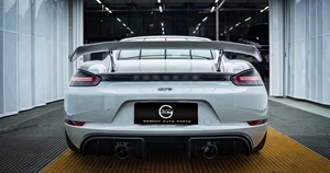 Kit Carrozzeria GT4 per <span class=keywords><strong>Porsche</strong></span> <span class=keywords><strong>718</strong></span> 982 Cayman Boxster 2016+ con Paraurti Anteriore, Diffusore e Spoiler - Product Image 5