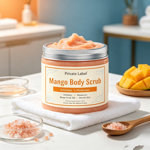 Gommage corporel en marque propre, élimine les peaux mortes et exfolie <span class=keywords><strong>sans</strong></span> dessécher et hydrate, gommage au <span class=keywords><strong>sel</strong></span> de mangue - Product Image 3