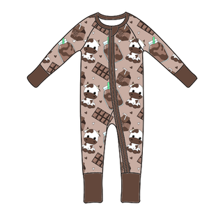 高品质泡泡罗柏Zippies服装可爱婴儿竹制服装竹制婴儿睡衣婴儿 - Product Image 3