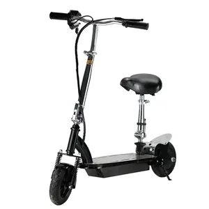 Электрический скутер с большими 10-дюймовыми колесами для взрослых 350 Вт