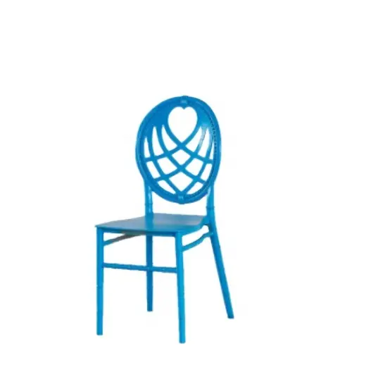 Sedie da pranzo di bellezza per sedie in plastica PP colorate durevoli e stabili dal design classico di alta qualità