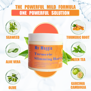 Crema de barriga plana Quema de grasa Crema adelgazante de jengibre orgánico natural Quema de grasa Gel reductor de peso Crema adelgazante - Product Image 6