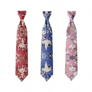 Corbata de poliéster con estampado de dibujos animados a rayas para hombre, ideal para fiestas, negocios y uso formal, en stock. - Product Image 1