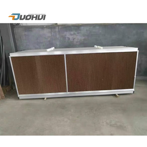 Verdunstung skühl kissen für die kunden spezifische Produktion für Geflügels chwein farmen Nassvorhang-Temperatur regelung Gewächshaus papier Aluminium - Product Image 4