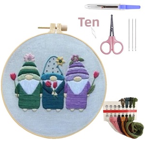 Kit de Broderie DIY Père Noël et Renne pour Décoration de Noël, Idéal pour Débutants en Point de Croix - Offre Spéciale - Product Image 3