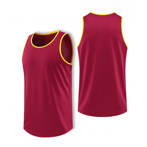 Wholesale Multicolor 100% Polyester Sleeveless Workout Basketball <b>Men's</b> Tank Top - Product Image 6