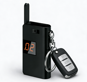 Alcootest Airsense BAC en forme de porte-clés, ultra-portable, capteur à pile à combustible, batterie au lithium, temps de réponse de 1 seconde, testeur d'alcool - Product Image 5