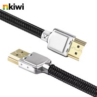 Cable Trenzado Chapado en Oro NKIWI HDTV 8K 4K HDR Dinámico con Revestimiento de PVC para Proyector de Computadora y Cine en Casa