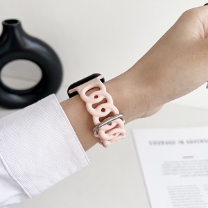 BEEFLYPOWER <span class=keywords><strong>Bracelet</strong></span> de montre en silicone respirant coloré en forme de donut pour <span class=keywords><strong>Apple</strong></span> IWatch Series 11 10 9 8 <span class=keywords><strong>3</strong></span> SE ultra 2 - Product Image 5