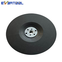 EVERTOOL Plaque de support en plastique 125mm Support de disque en fibre 5/8 UNC pour meuleuse d'angle