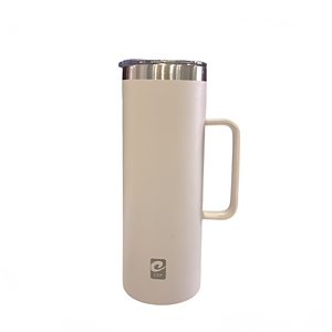Tazza da Viaggio per Auto in Acciaio Inox da 550ml, Design Minimalista, Doppia Parete con Isolamento Sottovuoto, Manico, Isolamento Termico per Oltre 24 Ore - Product Image 1