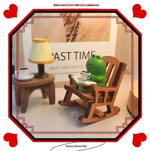 ของตกแต่งรถยนต์รูปกบตัวเล็กน่ารักแบบการ์ตูน  ทำจากเรซิ่น  งานแฮนด์เมด  ขึ้นรูปด้วยวิธีฉีดพลาสติก  สำหรับตกแต่ง<span class=keywords><strong>โต๊ะ</strong></span>ทำงาน - Product Image 2