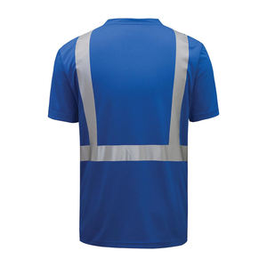 Camisa de Seguridad Ligera de Alta Visibilidad, Tejido de Malla Transpirable, ANSI/ISEA 107 Clase 2, Reflectante, para Hombre, para la Construcción - Product Image 2