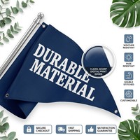 Bannière publicitaire personnalisée OEM ODM avec logo sur mesure 3ft x 5ft en polyester durable, livraison rapide, prix bas, vente en gros