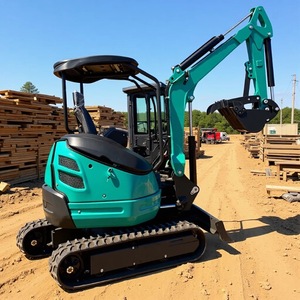 Excavatrice compacte ME-8 de 8 tonnes, type chenilles, avec rayon de braquage court, pour travaux agricoles, serres et jardins. - Product Image 1
