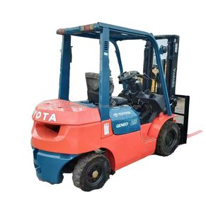 For 25 2.5Ton Diesel Forklift Original Japan Used 4x4 Drive Solid Tires 3m <b>Lifting</b> Height Cheap Price Good Performance - Product Image 1