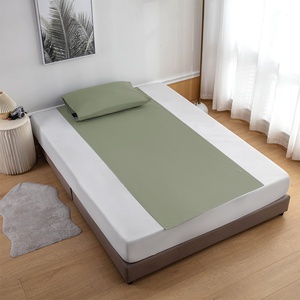 Drap plat brodé 400TC, écologique, durable, 95% coton pour un meilleur sommeil, utilisation à domicile, hôtel, hôpital - Product Image 4
