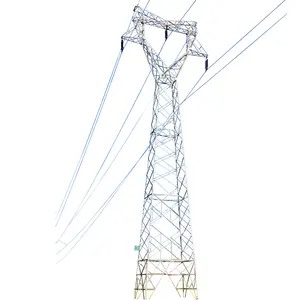 Factory Direct Sales 200KV 300KV 400KV Power Tower High Voltage Transmission Line Tower