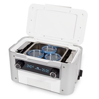 Pencuci Ultrasonik Medis CS6.2 6L, Pencuci Instrumen Gigi dengan Transduser Ganda 160W, Bak Sonik Stainless Steel