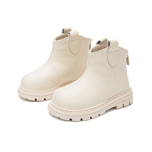 Bottes d'hiver en cuir à fourrure <span class=keywords><strong>pour</strong></span> enfants, bottines courtes antidérapantes à semelle souple <span class=keywords><strong>pour</strong></span> bébés filles et garçons - Product Image 3