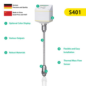 Débitmètre massique thermique S401 Modbus/RTU 4-20 mA Sortie impulsionnelle Affichage Insertion Capteur de débit massique thermique Débitmètres - Product Image 5