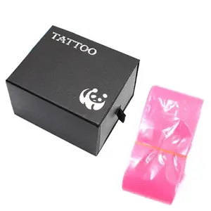 Tattoo Clip dây Grip Bìa 100pcs hộp màu hồng đen Máy Bút hẹp rộng 2 kích thước bảo vệ phim dùng một lần tay áo túi