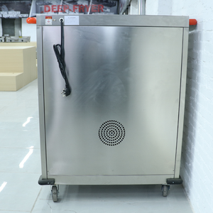 Carrito Calentador de Alimentos Eléctrico Móvil HELAXEN con Control de Temperatura Digital Inteligente, Calentamiento por Convección y Construcción de Acero Inoxidable para - Product Image 4