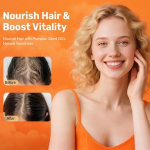 Huile de graines de citrouille de qualité supérieure, extraits végétaux, favorise la vitalité des cheveux et la santé de la prostate, gélules d'huile de graines de citrouille - Product Image 2