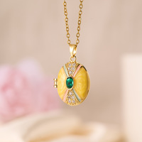 Kalung Liontin Foto Stainless Steel untuk Wanita, Minimalis Gaya Vintage Prancis, Anti Karat, Rantai Klavikula
