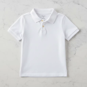 <span class=keywords><strong>Polo</strong></span> per Bambini Traspirante ad Asciugatura Rapida, Resistente alle Macchie, Uniforme Scolastica <span class=keywords><strong>Bianca</strong></span> per Climi Caldi - Product Image 1