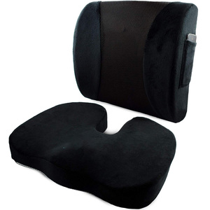 Coccyx chỉnh hình bộ nhớ bọt đệm và thắt lưng hỗ trợ gối, 2 cái văn phòng đệm - Product Image 4