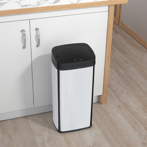 صندوق نفايات ذكي 50L 13 جالون بدون لمس إلكتروني بغطاء OEM صندوق نفايات مربع للاستخدام المنزلي-للحمام والمطبخ والمكاتب والفنادق - Product Image 3