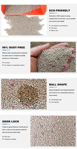 Boules de sable directes d'usine pour chats divers parfums Offre Spéciale produit personnalisable écologique - Product Image 4