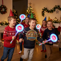 Moulin à vent magique lumineux à LED clignotant pour fête d'Halloween, jouet lumineux pour fêtes, nouveautés pour fêtes, Thanksgiving, célébrations de remise de diplômes