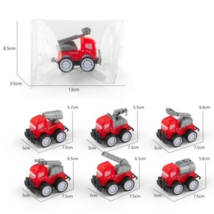Voiture miniature à rétrofriction pour enfants, modèle <span class=keywords><strong>de</strong></span> véhicule d'ingénierie, <span class=keywords><strong>de</strong></span> <span class=keywords><strong>pompier</strong></span> et tout-terrain, jouet <span class=keywords><strong>de</strong></span> transport miniature en gros - Product Image 3