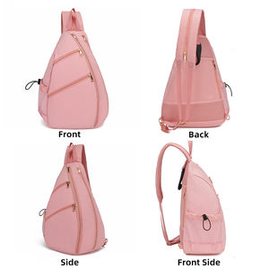 Sac à dos de pickleball de sport à l'épaule pour femmes de qualité supérieure sac de <span class=keywords><strong>raquette</strong></span> personnalisé avec support de pagaie pour une utilisation en salle de sport - Product Image 4