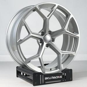 Jantes Bku Forgées 5x112 18 19 20 21 Pouces, Jantes en Alliage Argentées Personnalisées pour <span class=keywords><strong>Audi</strong></span> RS4 <span class=keywords><strong>RS6</strong></span> S4 A4 A6 Allroad Avant Wagon - Product Image 5