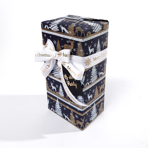 Christmas Gift <b>Wrapping</b> Brush <b>Gold</b> 43*300 cm Kraft <b>Paper</b> for Packaging - Product Image 1