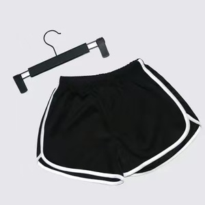 Shorts de sport d'été élastiques à cordon de serrage, patchwork, doux, pour femmes et jeunes filles, décontractés, coupe slim, tendance - Product Image 1