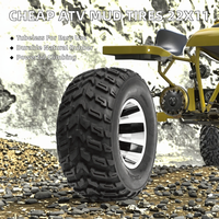 Pneus tout-terrain pour quad de course sans chambre à air, état neuf, option économique pour une conduite agressive