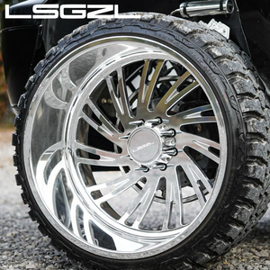 Lsgzl ล้อแม็กทรงเว้าขอบล้อแม็กแบบล้อเดียว20 22 24 26นิ้วสำหรับรถกระบะออฟโรด F150 C10ล้อเดียว - Product Image 1